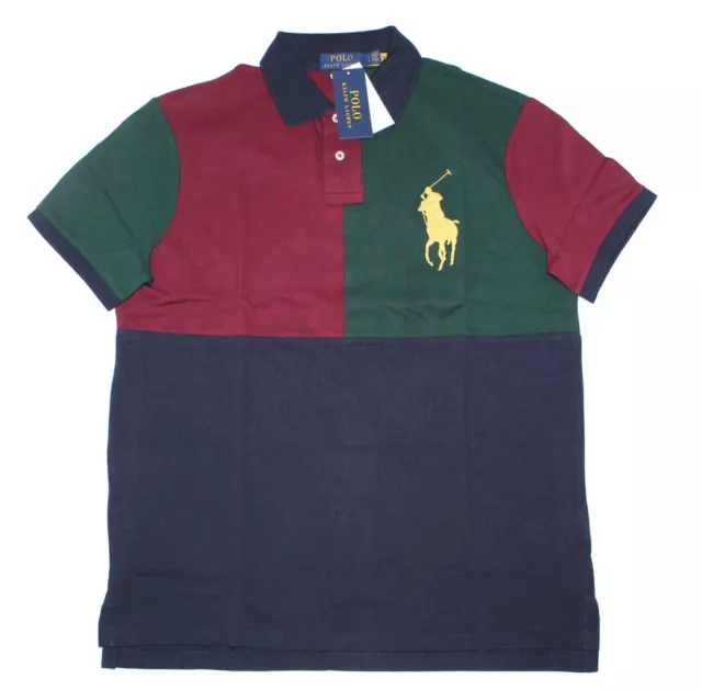 POLO RALPH LAUREN Big Pony Classic Fit Polo Shirt NWT $98.50 #3 Sleeve  Patch $58.85 - PicClick