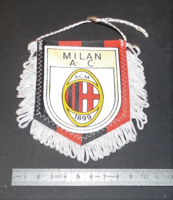 1984 Football Fanion Wimpel Pennant Italia Ac Milano Milan Italy Rossoneri