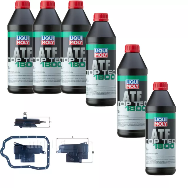 Huile Liqui Moly Top Tec Atf 1800 6L Mahle Filtre à de Transmission pour Toyota