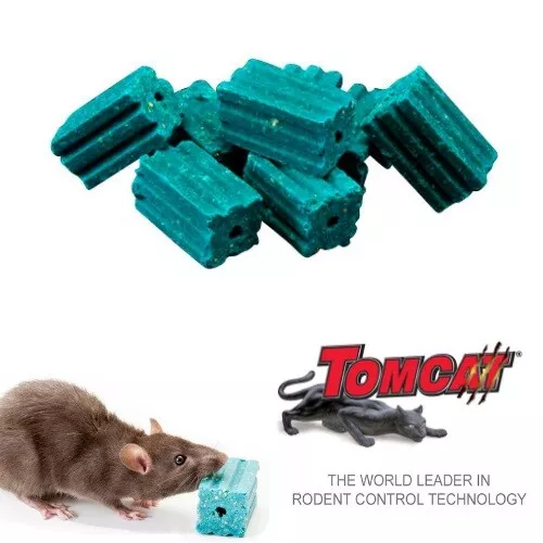 TOMCAT ALL WEATHER BLOX 784g Rat Bait Mouse Mice Poison Wax Blocks