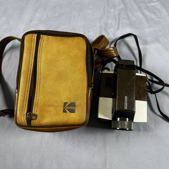 Kodak XL33 8mm Movie Camera Video Recorder With Made In USA Carrying Case