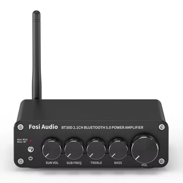 Fosi Audio BT30D 200W Bluetooth Amplifier Hi-Fi Stereo Audio Digital Power Amp