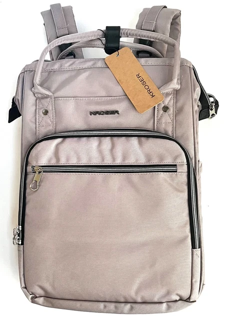 Baby Diaper Bag Backpack Gray With built in Bassinet/Crib Changing Station USB