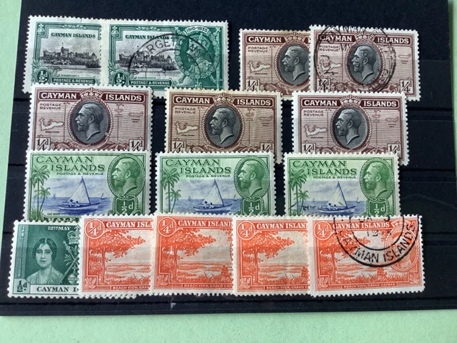 Cayman Islands mounted mint & used  stamps Ref A4461