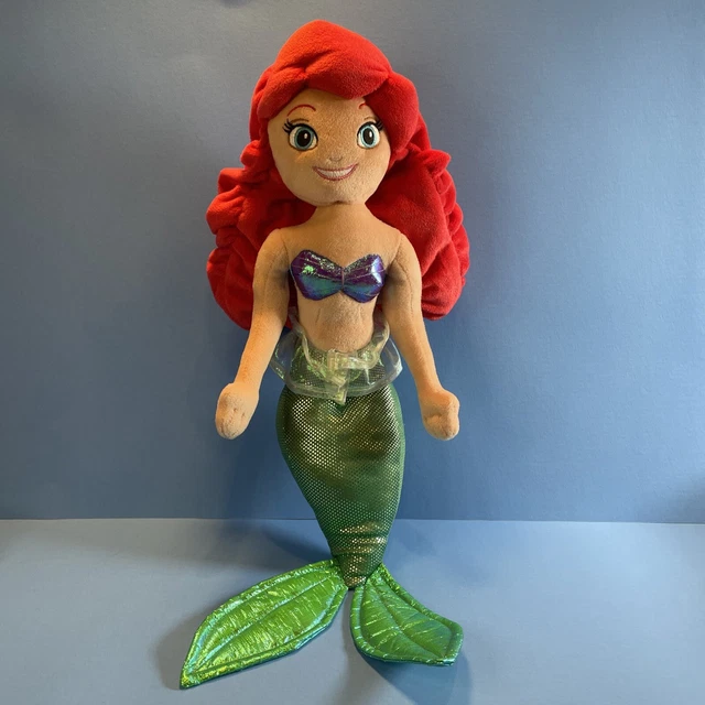 DISNEY PRINCESS ARIEL The Little Mermaid 20” Doll Plush Stuffed Toy