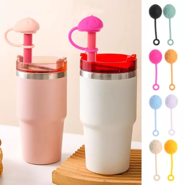 Dustproof Splashproof Straw Cover Silicone Straw Covers Cap  Cup Accessories