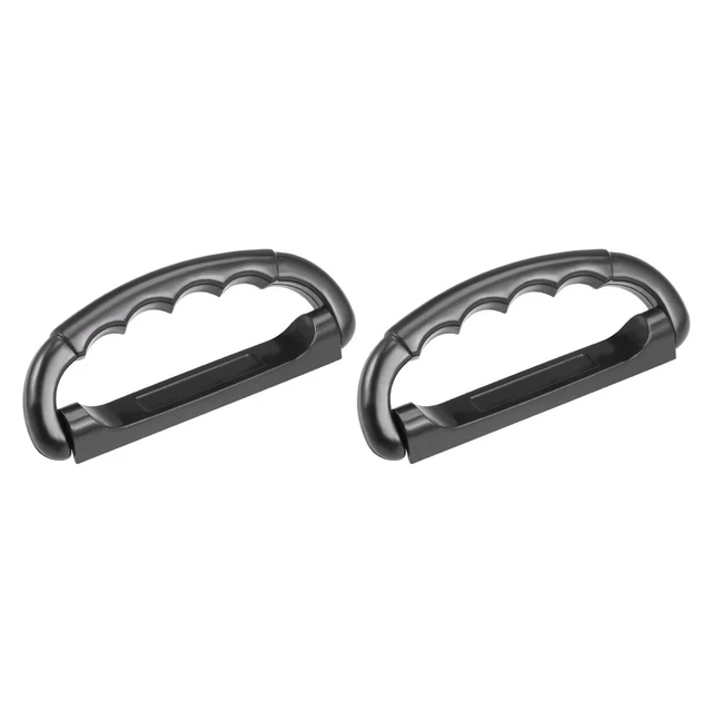 Maniglia Bagaglia Traino Maniglia Plastica Nera 108mm, 2 Pezzi