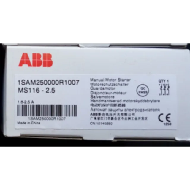 1pc new ABB Circuit Breaker MS116-2.5 1SAM250000R1007 spot stock #YP1