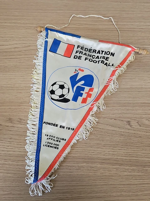 Fanion ancien rétro 1985 Fédération Française de Football