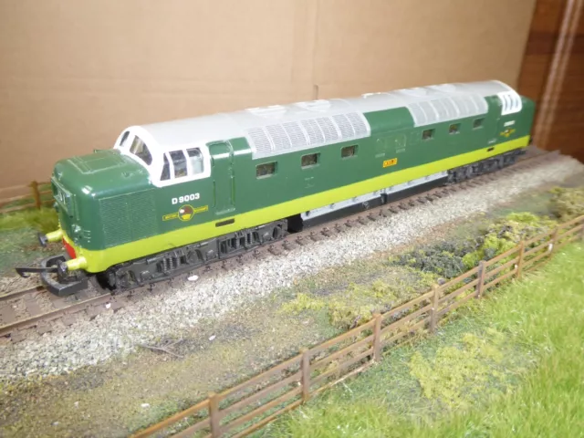 Lima 00 Spur BR Baureihe 55 Diesellok Deltic Nr. D9003 in BR zweifarbig grün