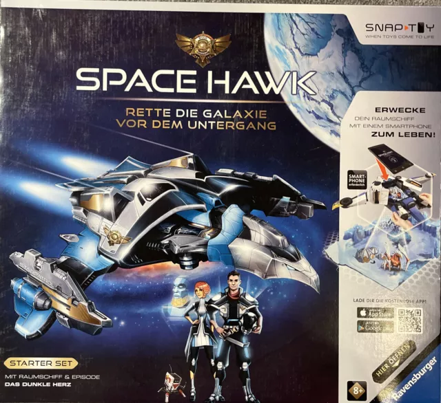 Space Hawk Starter Set inkl. Episode Das dunkle Herz, kostenlose App, für Kinder