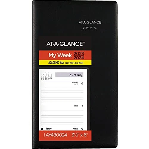 20232024 ACADEMIC POCKET Calendar, Pocket Size Black 20232024 New