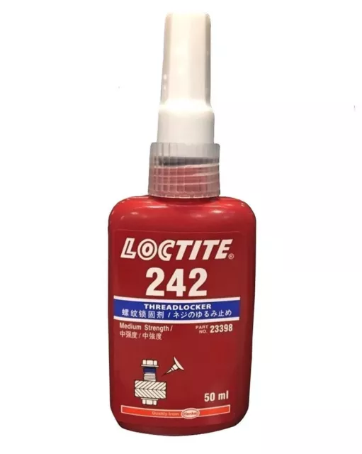 ONE DAY Loctite 242 Threadlocker (50 ml) Confezione da 1