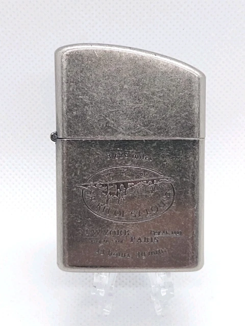 spirit of st louis cigarette lighter BRAND NEW VINTAGE Spirit of St Louis Cigarette Lighter Petrol in Original  Case £27.50