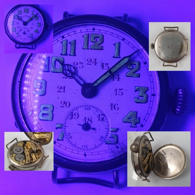 TRENCH WATCH MILTARY Like World War Need to be serviced / Montre