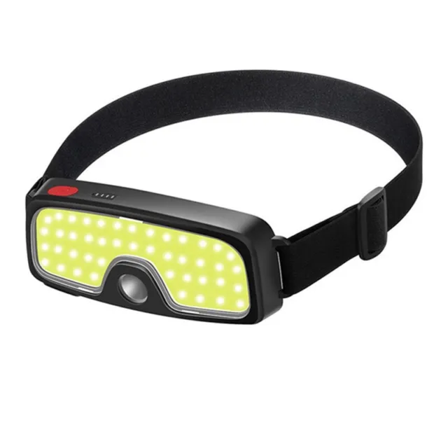Superbright - Linterna frontal LED recargable, de alta potencia, 2 modos de  luz, impermeable, ajustable, cabeza dorada, para caza, pesca, senderismo