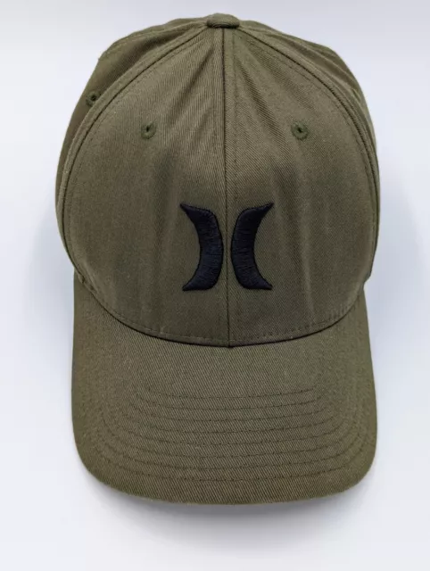 HURLEY HAT/CAP - Yupoong - FlexFit - Green/Black - Fitted Size L - XL ...