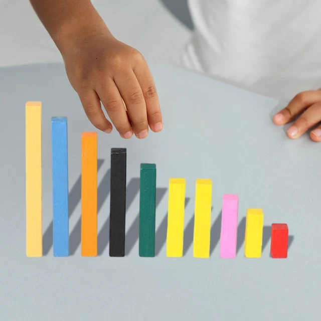2-6PACK 10X MATH Number Rods Counting Activity Preschool Geometry Math ...