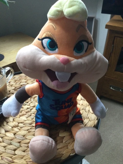 LOLA BUNNY AND Taz Looney Tunes Tune Squad Space Jam Plush Soft Toys £