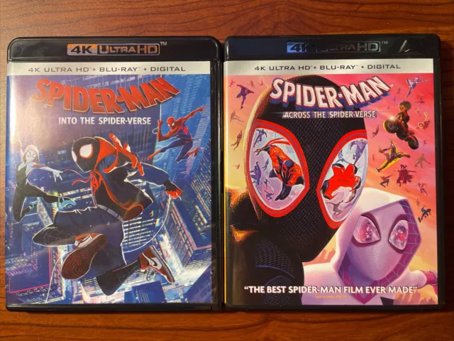 Spider-Man: Into the Spider-Verse + Across the Spider-Verse 4K Lot