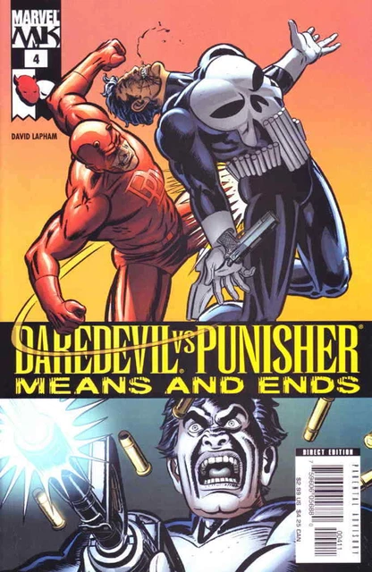 Daredevil vs. Punisher: Means and Ends #4 VF; Marvel | David Lapham - we combine
