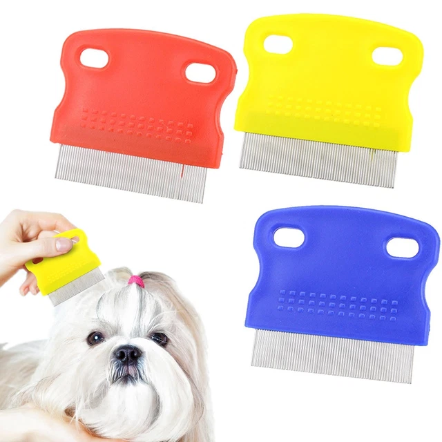 Cat Dog Pet Dog Comb  Tear Stain Remover Grooming Comb Plastic, Metal Teeth