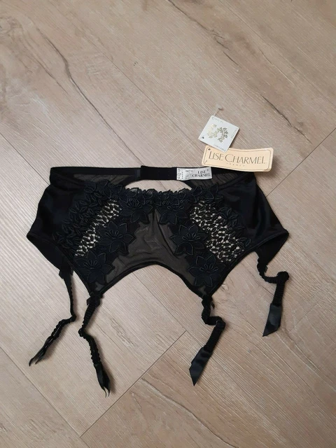 Porte-jarretelles Lise Charmel AMOUR RETRO, Taille 1, Noir, Neuf