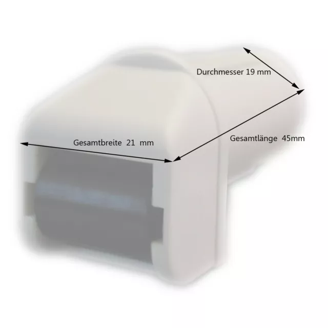 ✅ Steckleitrolle Rolladen-Gurtführung Gurtleitrolle Gurtführung Minigurt 3