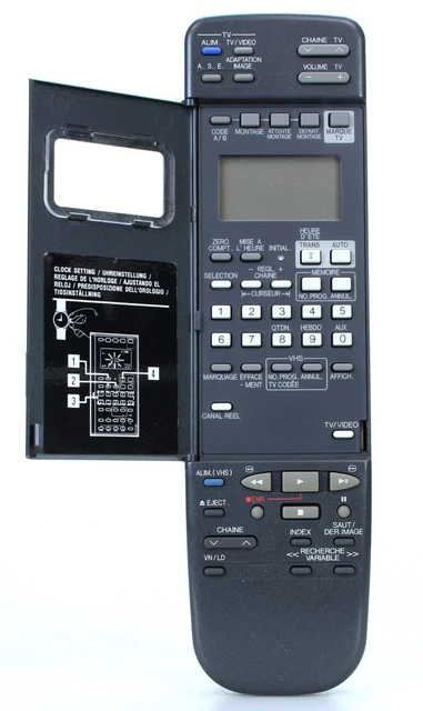 Télécommande JVC PQ11202 Pour Magnétoscope - Testée Et Fonctionnelle