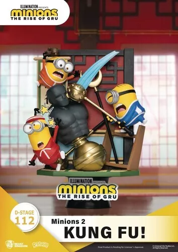 Beast Kingdom - Minions 2 - DS-112 Kung Fu D-Stage Series 6 Statue [New Toy] S