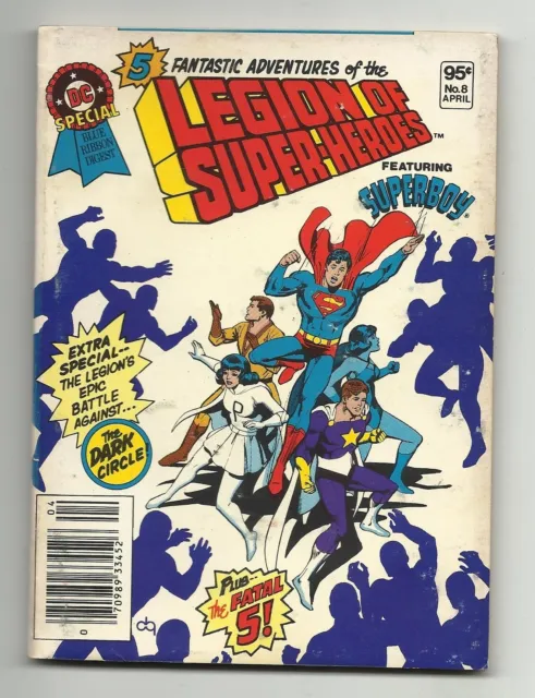 DC Special Blue Ribbon Digest #8 - Legion of Super-Heroes - Superboy - FN+ 6.5