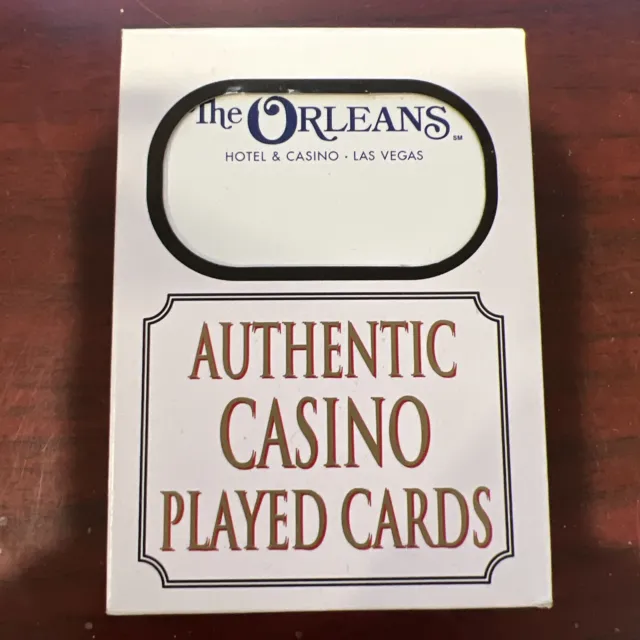 The Orleans Hotel Vegas Authentic Playing Cards Used