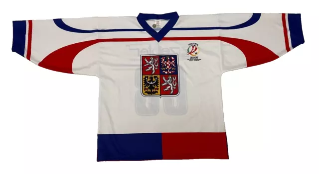 Czech Republic Team #68 Ice Hockey 2005 IIHF World Championship Shirt Size XL