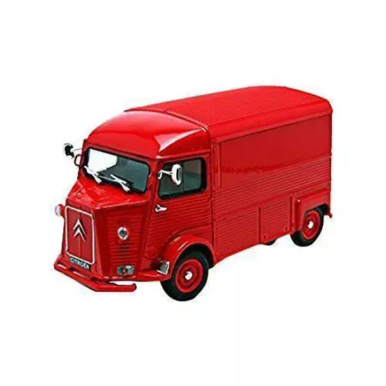 Camion miniature CITROEN TYPE HY VAN 1969 Rouge - Welly - 1/24