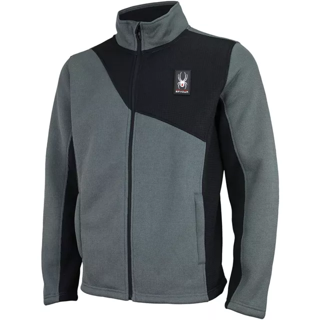 New With Tags Mens Spyder District Constant Full Zip Coat Top Fleece Jacket