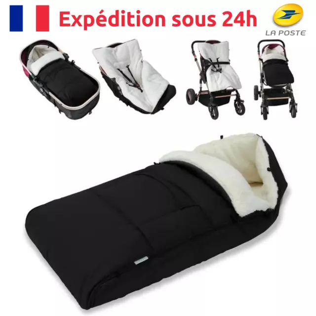 Chancelière pour Poussette Universelle nid d'ange Bébé,hiver sac