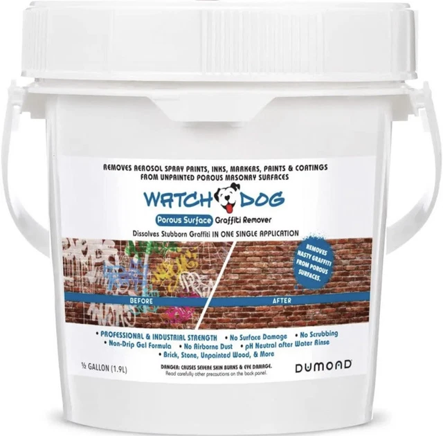 Watch Dog Porous Surface Graffiti Remover Professional Strength - 1/2 Gallon