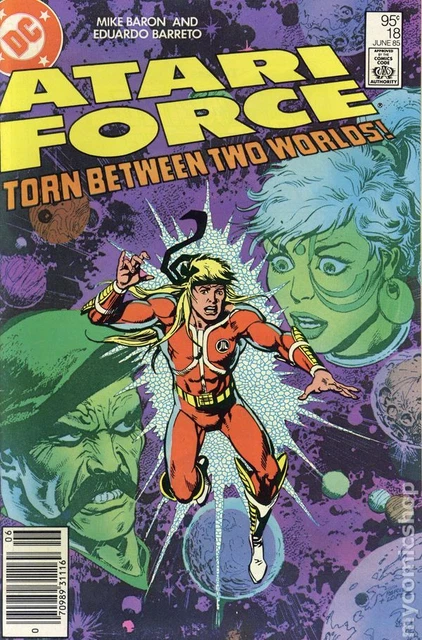 Atari Force Canadian Price Variant #18 FN 6.0 1985 Stock Image