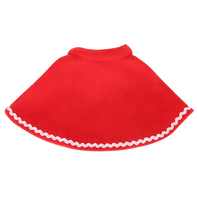 Pet Dog Cat Mantello Rosso Costume Morbido Abiti Di Natale Per Coniglio Guin DB3
