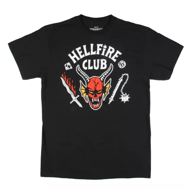 STRANGERS THINGS MENS' Hellfire Club Logo Design Graphic Print-T-Shirt ...