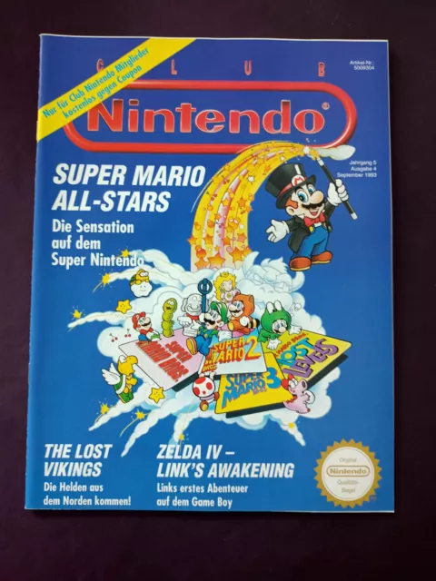 Club Nintendo Zeitschrift - Ausgabe 4 September 1993 Jahrgang 5 - Magazin | Heft