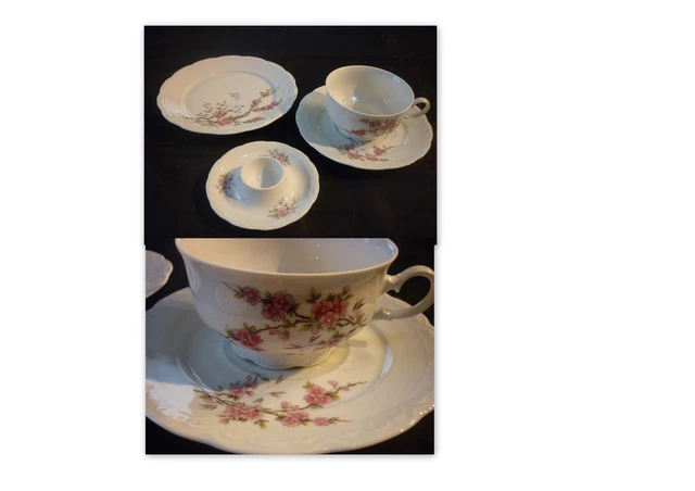 Ensemble à déjeuner en porcelaine Allemande