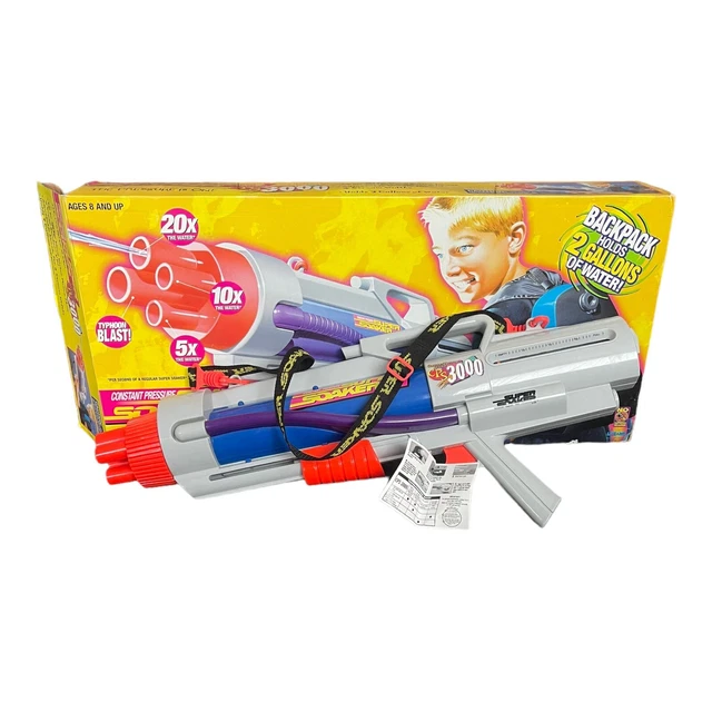 SUPER RARE SUPER SOAKER CPS 3000 CPS3000 Larami 9798 0 VINTAGE
