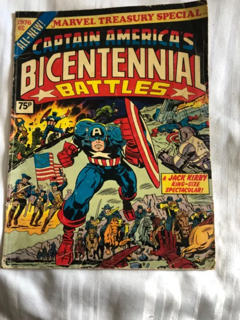 Marvel Treasury 1976 Comic Special  Captain America's Bicentennial Battles Comic