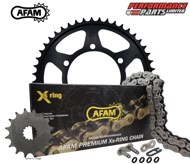 Suzuki GT750 J,K Heavy Duty Gold X-Ring Chain & Sprocket Set - 1972-1973 - Choho 530 106L