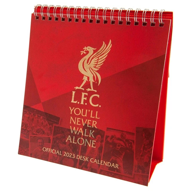 LIVERPOOL FC DESKTOP Calendar 2023 Official Brand New 11.18 PicClick