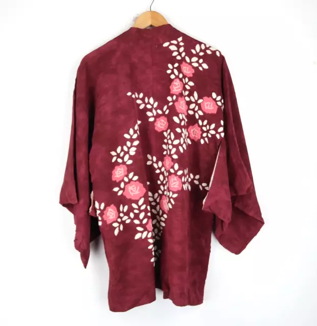 Japanese Vintage Haori Kimono Jacket Beautiful Pattern (T1139)