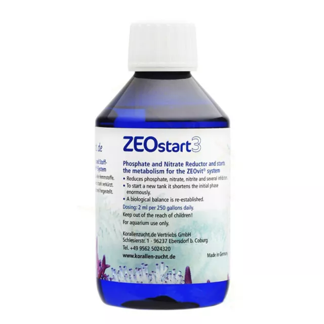 Korallen Zucht ZeoStart 3 da 10ml - riduttore di fosfati e nitrati per il sis...