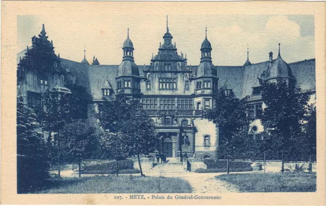 57 - cpa - METZ - Palais du Général Gouverneur