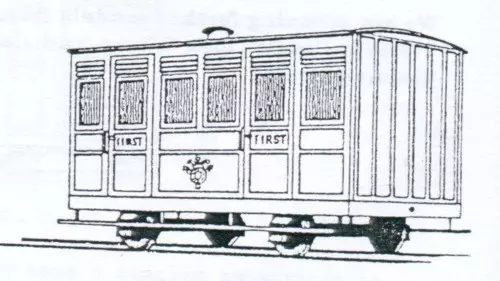 Dundas Models BB06 Festiniog Railway 4 Wheel Ashbury 1 Class Coach Kit OO9 Gauge